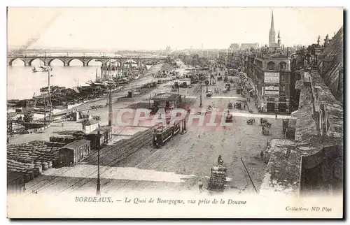 Bordeaux - Le Quai de Bourgogne - Ansichtskarte AK