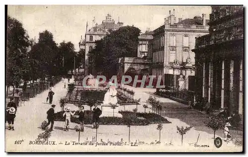 Bordeaux - La Terrasse du Jardin Public - Ansichtskarte AK