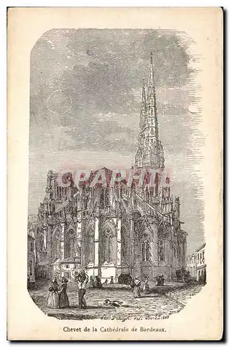 Bordeaux - Chevet de la Cathedrale - Cartes postales