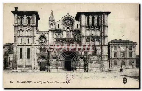 Bordeaux - L'Eglise Sainte Croix - Cartes postales