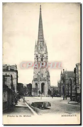 Bordeaux - Fleche de St Michel - Ansichtskarte AK