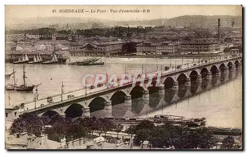 Bordeaux - Le Pont - Vue d'Ensemble - Cartes postales