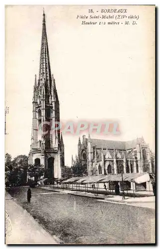 Bordeaux - Fleche St Michel - Ansichtskarte AK