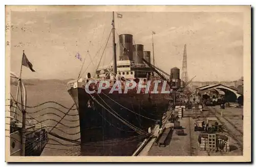 Bordeaux - Le Massilia au Quai Carnot - paquebot - steamer - Cartes postales