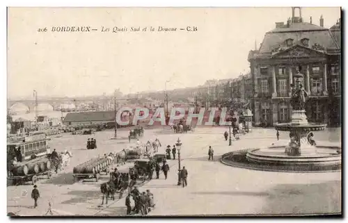 Bordeaux - Les Quais Sud et la Douane - Ansichtskarte AK