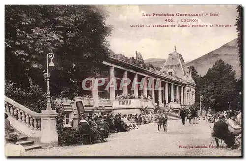 Luchon - Casino pendant la Musique - Ansichtskarte AK