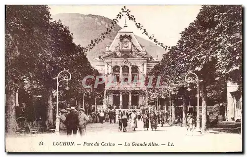 Luchon - Parc du Casino - Ansichtskarte AK