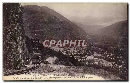 Luchon - Le Chemin de Fer a cremailleres de Superbagneres - Ansichtskarte AK