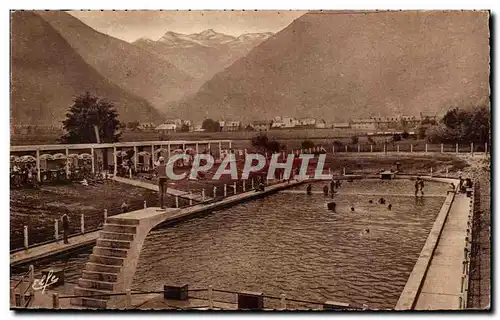 Luchon - La Piscine - Swimming Pool - Ansichtskarte AK