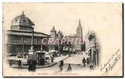 Toulouse - Place et Halle des Carmes - Cartes postales