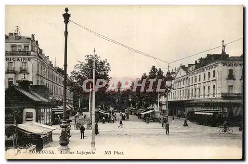 Toulouse - Avenue Lafayette - Ansichtskarte AK