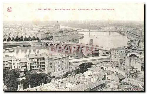 Toulouse - Vue Generale sur la Garonne - Cartes postales