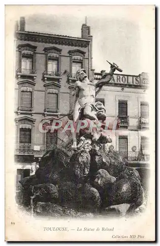 Toulouse - La Statue de Roland - Ansichtskarte AK