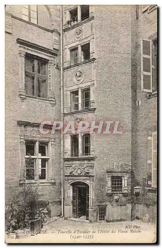 Toulouse - Tourelle d&#39Escalier de l&#39Hotel des Vieux Raisin - Ansichtskarte AK