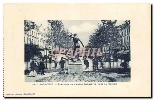 Toulouse - L&#39Avenue et L&#39Allee Lafayette - Cartes postales