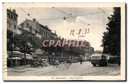 Toulouse - Place Esquirol - Ansichtskarte AK