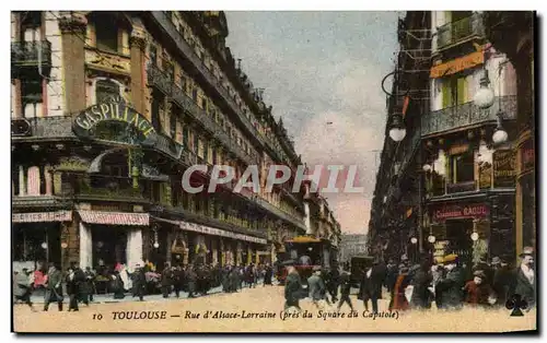 Toulouse - Rue d&#39Alsace Lorraine Au Gaspillage - Cartes postales