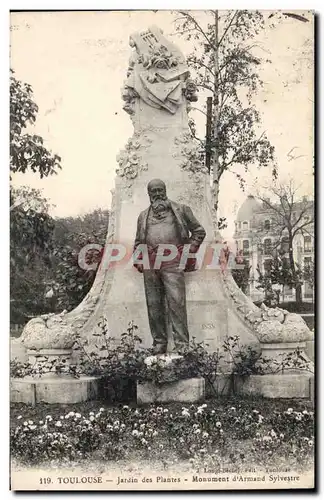 Toulouse - Jardin des Plantes - Monument d&#39Arnaud Sylvestre - Ansichtskarte AK