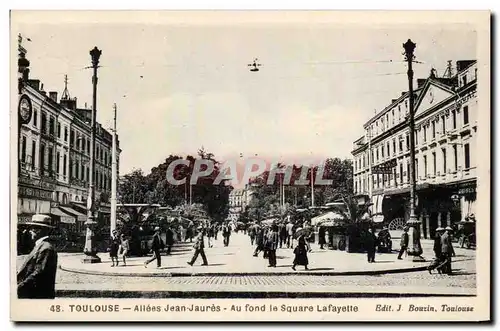 Toulouse - Allees Jean Jaures - La Square Lafayette - Ansichtskarte AK