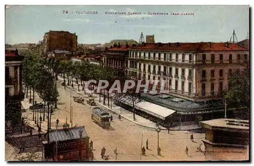 Toulouse - Boulevard Carnot - Carrefour Jean Jaures - Ansichtskarte AK