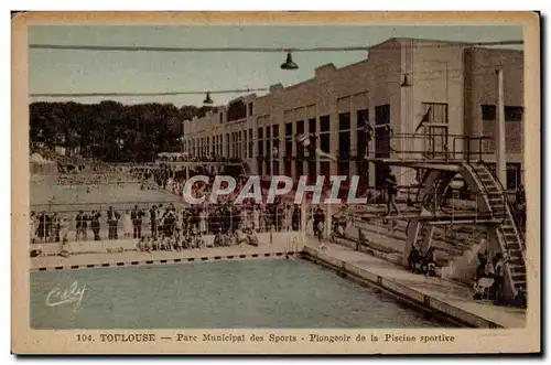 Toulouse - La Piscine Municipale - Swimming Pool - Ansichtskarte AK