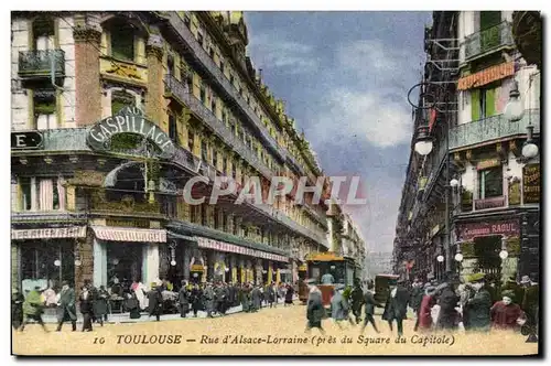 Toulouse - Rue d&#39Alsace Lorraine Au Gaspillage - Cartes postales