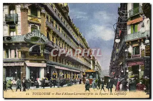 Toulouse - Rue d'Alsace Lorraine Au Gaspillage - Cartes postales