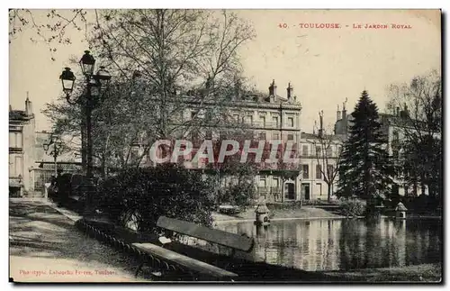 Toulouse - Le Jardin Royal - Ansichtskarte AK