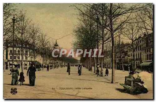 Toulouse - Allee Lafayette - Ansichtskarte AK