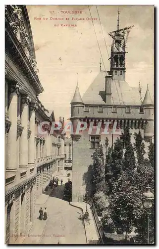 Toulouse - Rue du Donjon et Facade Ouest - Ansichtskarte AK