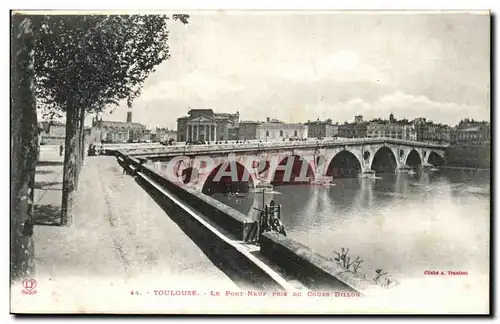 Toulouse - Le Pont Neuf pris du Cours Dillon - Cartes postales