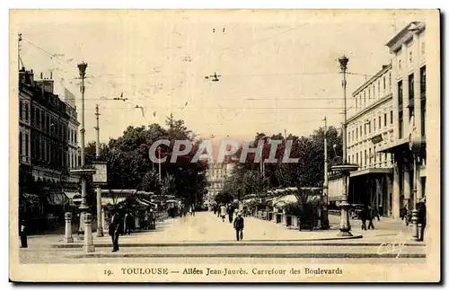 Toulouse - Allees Jean Jaures - Carrefour des Boulevards - Ansichtskarte AK