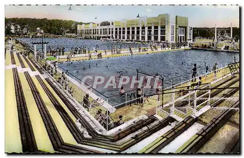 Cartes postales Toulouse Grande piscine municipale Vue d&#39ensemble des deux bains