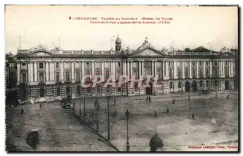 Cartes postales Toulouse Place du Capitole Hotel de ville Cammas