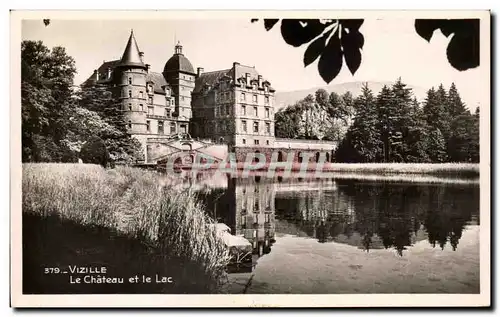 Cartes postales Chateau de Vizille et le lac