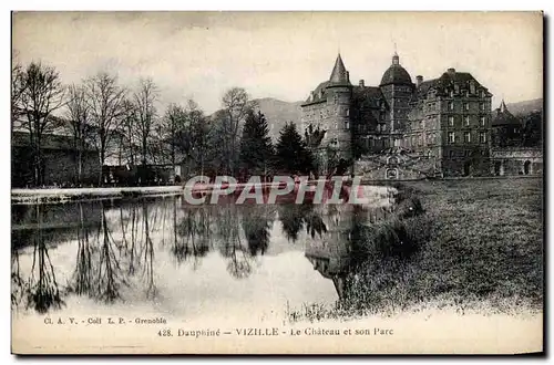 Cartes postales Vizille Le chateau et son parc