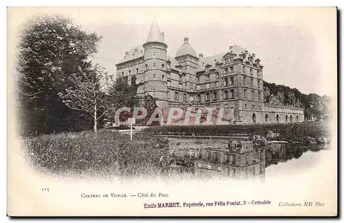 Ansichtskarte AK Vizille Le chateau Cote du parc