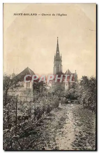 Mont Roland - Chevet de l&#39Eglise - Cartes postales