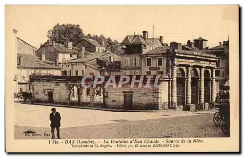 Dax - La Fontaine d'eau chaude - Source de la Nebe - Cartes postales