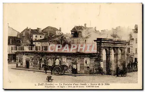 Dax - La Fontaine d&#39eau chaude - Cartes postales