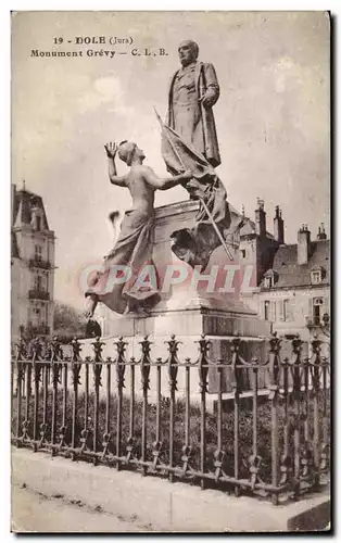 Dole - Monument Grevy - Ansichtskarte AK