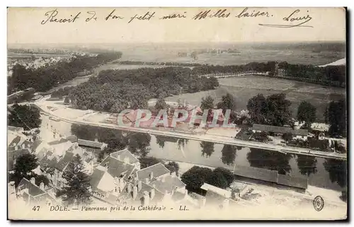 Dole - Panorama pris de la Cathedrale - Cartes postales