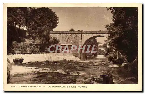 Ansichtskarte AK Champagnole Le barrage et les ponts