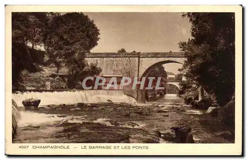 Cartes postales Champagnole Le barrage et les ponts