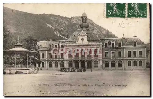 Ansichtskarte AK Morez Hotel de ville et le kiosque