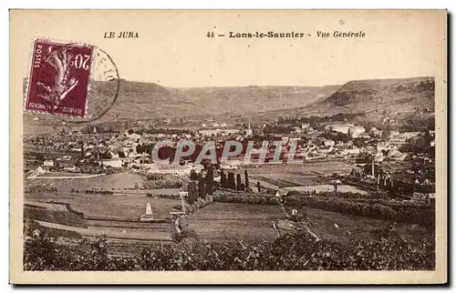 Cartes postales Lons le Saunier Vue generale