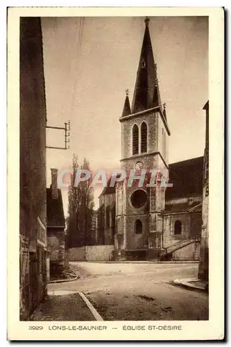 Ansichtskarte AK Lons le Saunier Eglise St Desire