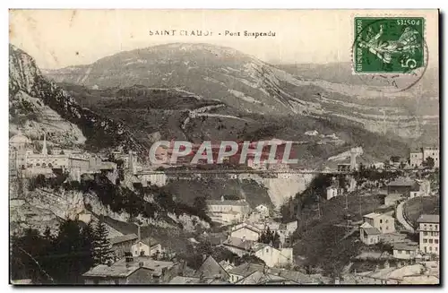 Cartes postales Saint Claude pont suspendu