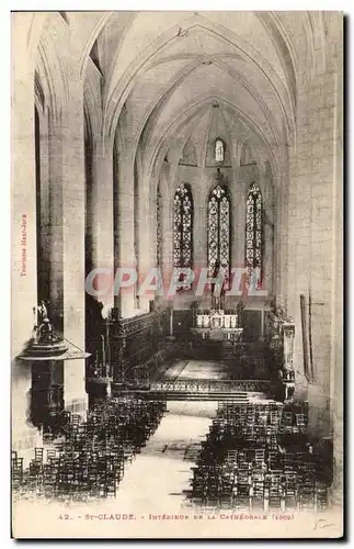 Ansichtskarte AK Saint Claude Interieur de la cathedrale