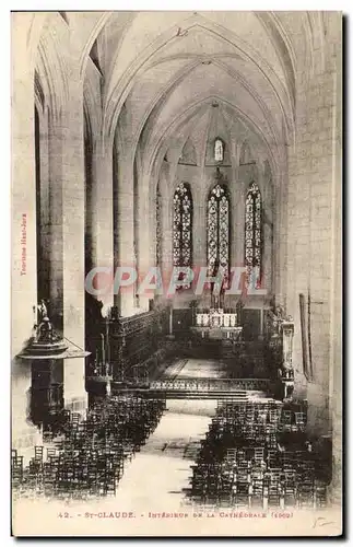 Cartes postales Saint Claude Interieur de la cathedrale